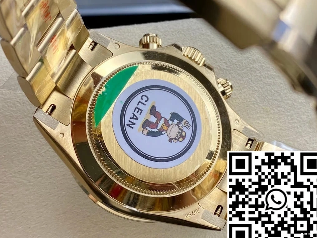 Clean Rolex M116508-0009 Cosmograph Daytona Gold Factory Yellow 1218